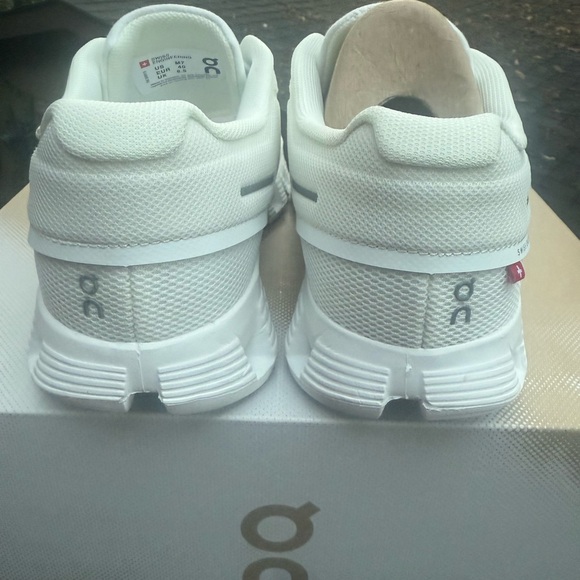 On Running Cream Athletic Shoes - Picture 7 of 9